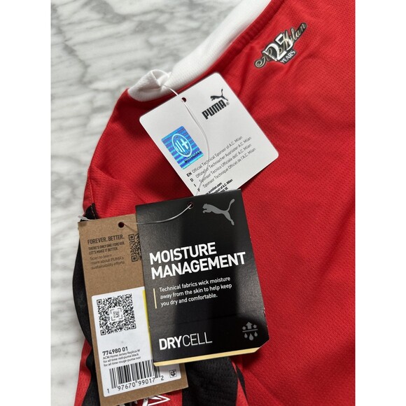 Puma AC Milan Home 2024/25 Soccer Football Jersey Women's Medium 774890 01 NEW - Picture 10 of 10